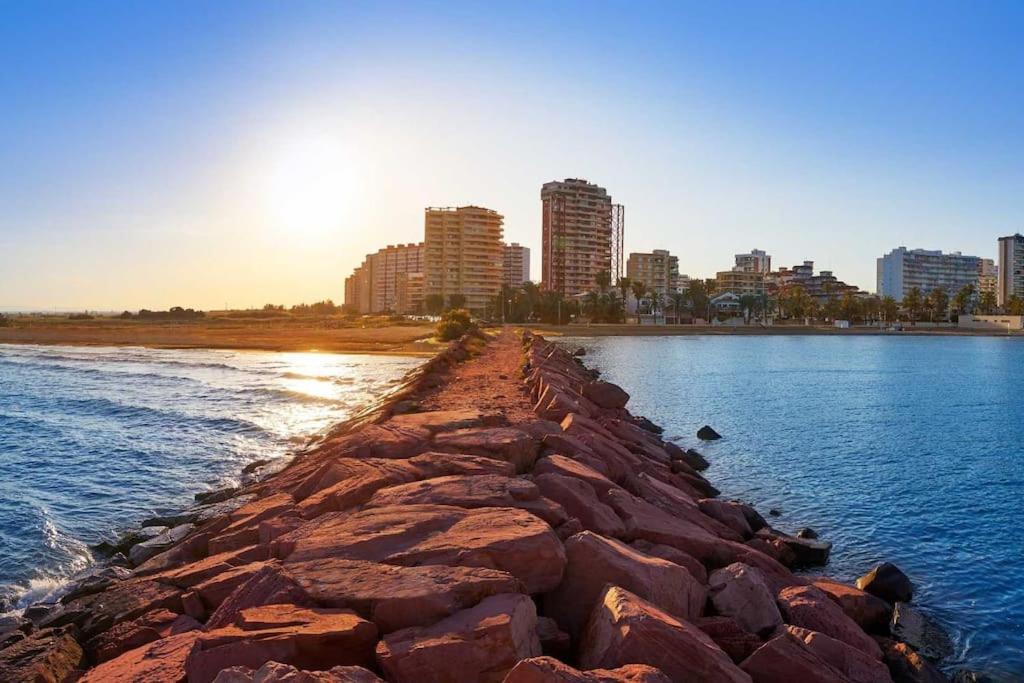 La Llar45 , Relajate Junto Al Mar Apartment Playa Pobla de Farnals Exterior photo